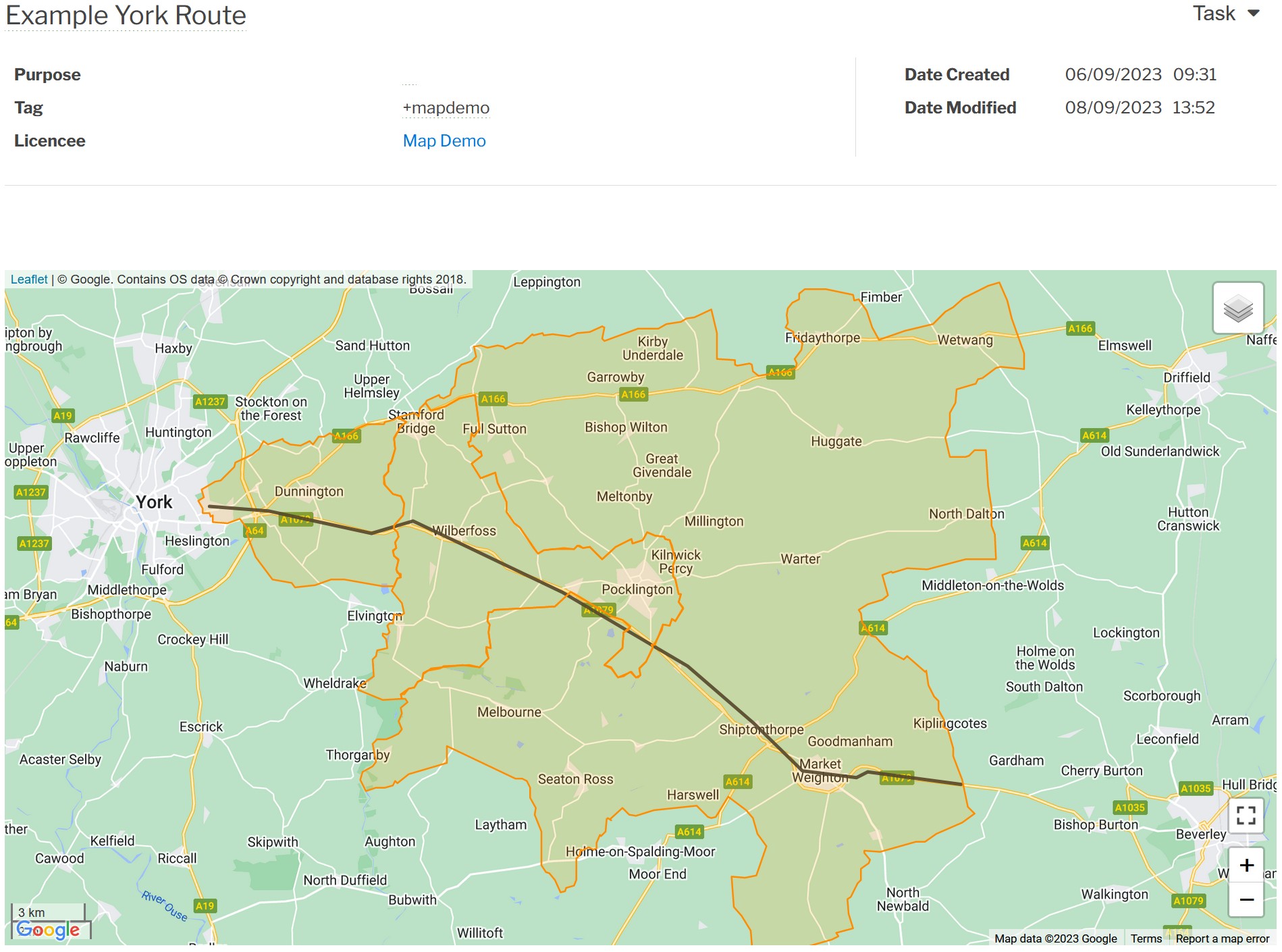 Example Route
